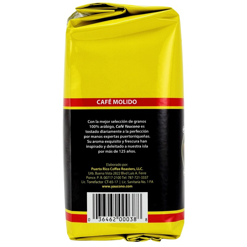 Yaucono Ground Coffee Bagged, 8 Ounce (Pack of 1)