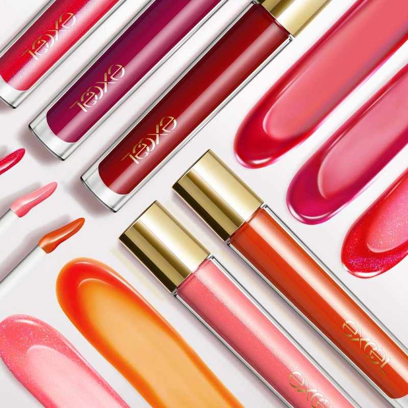 Excel GO03 Nuance Gloss Oil (Plumjoule), Lipstick, Plum Jurele, 0.08