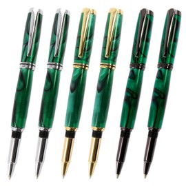 Legacy Woodturning Upgraded Junior Gentleman Pen Kit, 6 Piece Variety Pack
