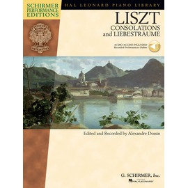 Franz Liszt - Consolations and Liebestraume Book/Online Audio