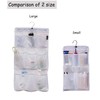 MISSLO Shower Caddy Organizer 5 Pockets Roll up Hanging Bathroom