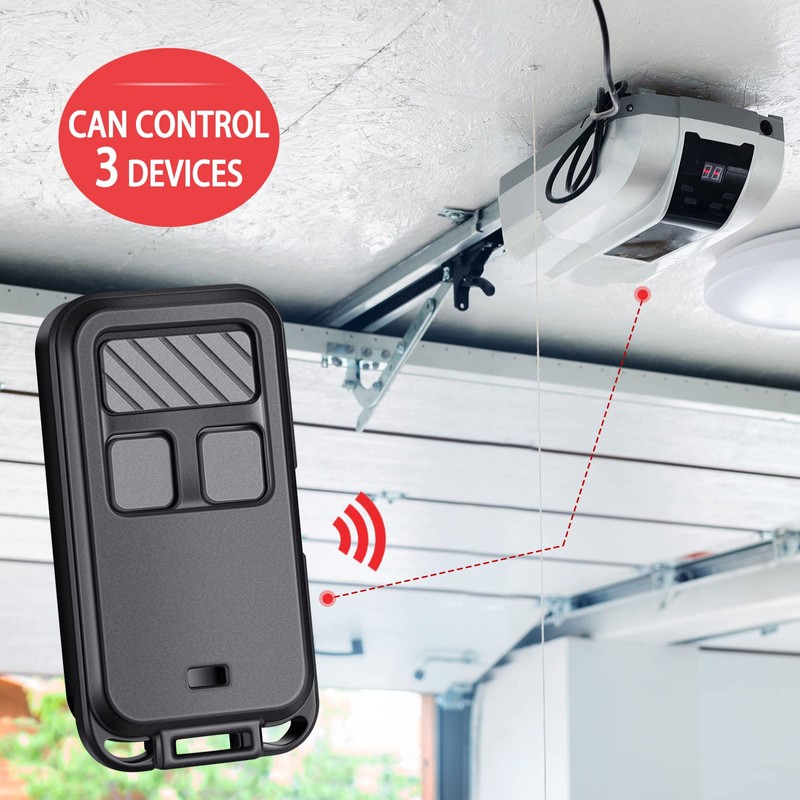 Kingdder 3 Pcs Universal Garage Door Opener Remote Compatible with