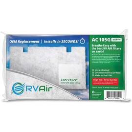 RV Air AC 105G Filters - Replacement AC Filter Compatible with Dometic 3313107.103/3105012.003 (1 Pack)