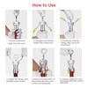 IPOW Wine Opener, Zinc Alloy Wine Bottle Opener, Wing Corkscrew
