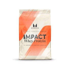 Myprotein Impact Whey Protein Powder, 5.5 Lbs (75 Servings) Unflavored, 22g Protein & 5g BCAA Per Serving, Protein Shake for Superior Performance, Muscle Strength & Recovery, Gluten Free
