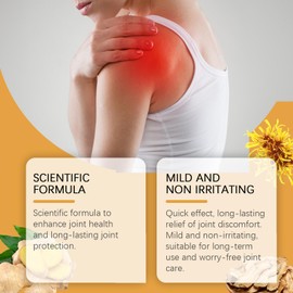 Ingwer-Kräuterbalsam, Ingwer Gelenkcreme, Natürliche Bio-Gelenkcreme, Gelenkpflegecreme, Natürlicher Ingwer-Kräuterbalsam, Gelenkschmerzen Lindern, 2 Pcs Ginger Joint Care Cream