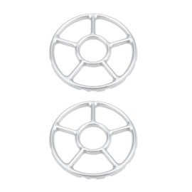 XPEX 2 Pack Gas Stove Burner Stand, Gas Hob Ring, Wok Pan, Gas Hob, Gas Hob, Hot Coffee Moka Pot Gas Hob (6.1 Inch/15.5 cm)