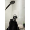 Wenko Uno Static-Loc Wall Hook, PET/Polycarbonate Stainless Steel Silver