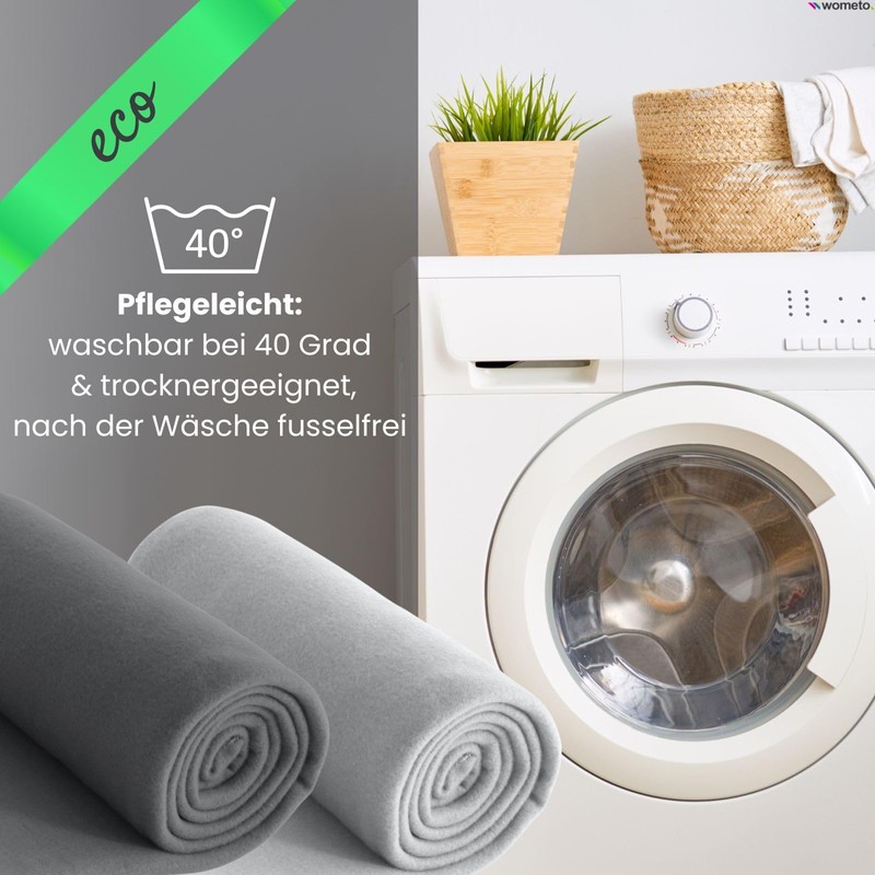wometo Eco Fleece Blanket Made from 100% Recycled Material +