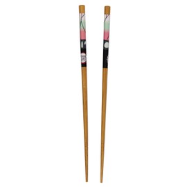 Demon Slayer Bamboo 2 Pairs Collectible Anime Chopsticks 8.85 Inches Long Gift Set