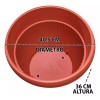 mdj Maceta Grande 45 L Para Jardin Maceton/macetero