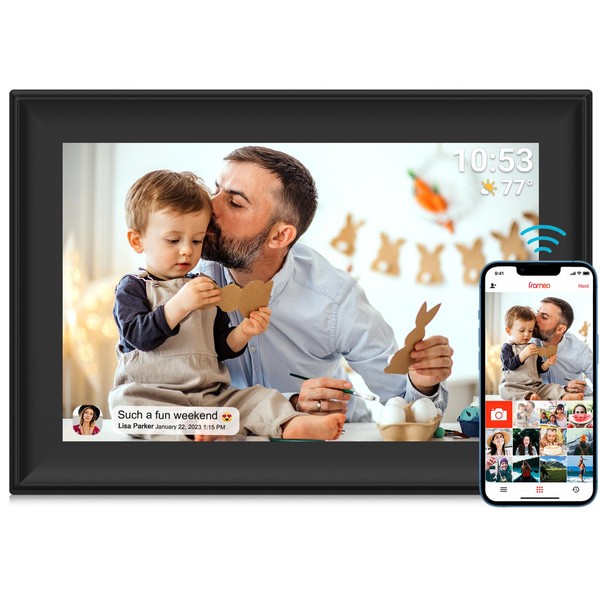 Digital Picture Frame WiFi 10.1 Inch Digital Picture Frame Motion