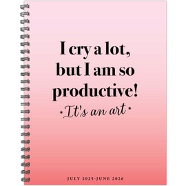Willow Creek Press Weekly Softcover Planner, So Productive Academic July 2025 - June 2026 8.5" x 11" Weekly Softcover Planner
