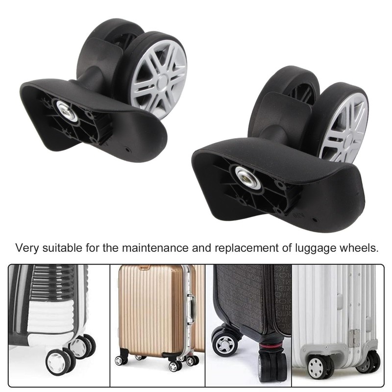 A65 Luggage Wheels, 2 Pcs Mute Swivel Suitcase Luggage Caster