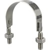 TRUSCO TSGPBD80AS SUS304 U-Band for SGP Tubes, Nominal Diameter 3.1