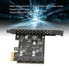 PCIE to USB 3.2 Expansion Card 5Gbps High Speed USB3.2