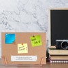 jojofuny 31x23cm Cork Board with Stand, Double Sided Cork Notice