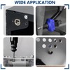 Vifmy SAE Rivet Nut Assortment Kit(220 Pcs),#8-32#10-24 1/4"-20 5/16"-18 3/8"-16