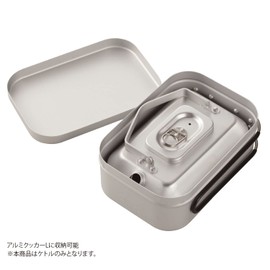 BUNDOK BD-915 Aluminum Kettle, L, Lightweight, 20.3 fl oz (600 ml)