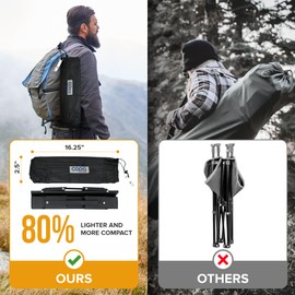 copa Portable Beach Table Aluminum Ultralight Adjustable Folding Camping Table, Beach Tables for Sand Foldable, Camping Tables That Fold Up Lightweight, Portable Picnic Table…