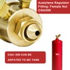 JZWELD Oxygen Acetylene Regulator Set, Welding Cutting Torch Regulators Oxygen