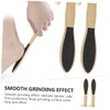 Minkissy 2pcs Wooden Foot Scrubbing Board Foot Massaging Pedicure Care