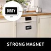 Dishwasher Magnet Clean Dirty Sign, Double-Sided Dirty Clean Magnet for