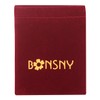Bonsny - Llavero de metal esmaltado para perro, diseño de