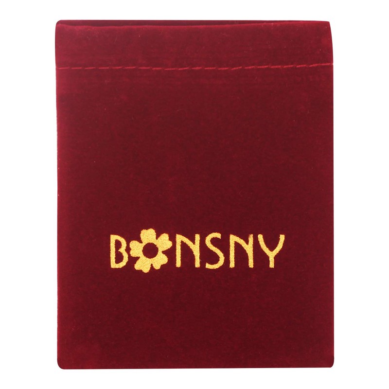 Bonsny - Llavero de metal esmaltado para perro, diseño de