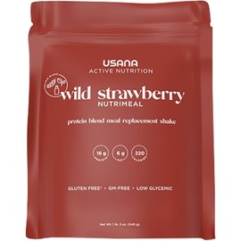 USANA Nutrimeal Fresa 540 gms | Batido Nutritivo y Sustituto de Comida Saludable | Energía y Bienestar Diario | Bajo Índice Glucémico | Sabor Natural a Fresa