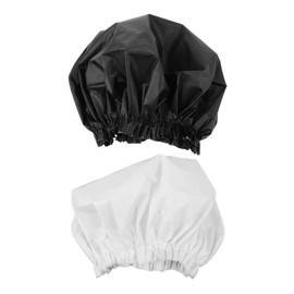 TOVINANNA 2pcs Elastic Shower Caps Hair Bonnets for Women for Bathing Hair Treatments and Spa Use