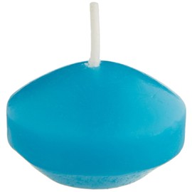 Zest Candle 24-Piece Floating Candles, 1.75-Inch, Turquoise