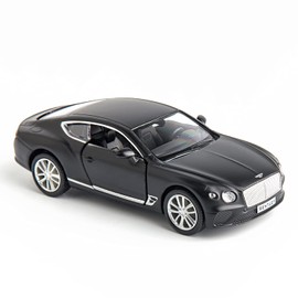 RMZ City 1:36 Compatible for Diecasting Alloy Car Model Bentley Continental GT Toy Car, Pull Back Vehicles Toy Car for Toddlers Kids Boys Girls Gift Black