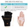 Bodvera Winter Fingerless Gloves Mittens for Women Warm Knitted Gloves