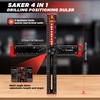 Saker 4-in-1 Drilling Positioning Ruler, Adjustable 13.78in Multifunctional T Square