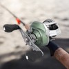 Green Aluminum Alloy Saltwater Spinning Fishing Reel Fishing Accessory(GBS201 Left