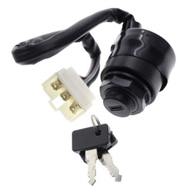 MOTOALL 27005-0011 Ignition Switch with Key Fit for Kawasaki Mule 4000 4010 Trans 600 610 UTV