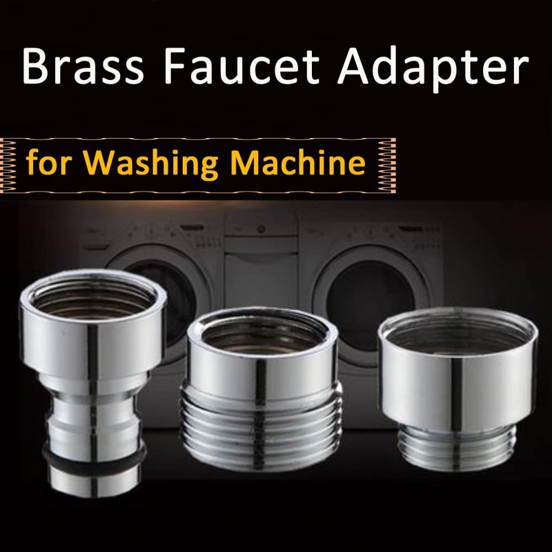 Brass Faucet Aerator Adapter for Washing Machine Dishwasher Thread Pipe