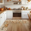 Artoid Mode Pumpkin Sunflowers Hello Fall Kitchen Mats Set of