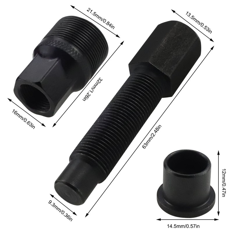 FYSL Bicycle Crank Remover 2 Pieces Crank Removal Tool Crank