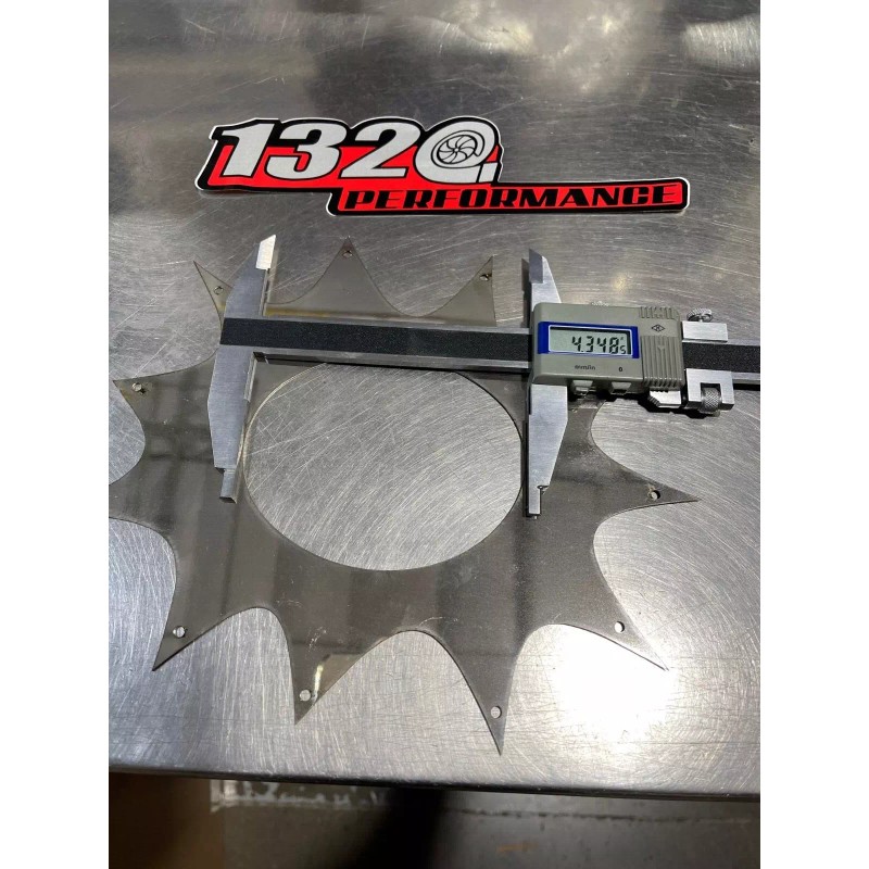 All Out Fab hood exit pipe heat shield - 304