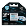 ISANA men Body Razor Blades Pack of 4 5 Blades
