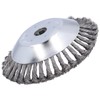 Twisted Wire Wheel Steel Garden Grass Weed Brush Cutting Head
