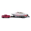 Siku 2568 Ford F150 with Motor Boat, 1:55, Metal/Plastic, Red/White