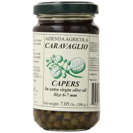 Antonino Caravaglio Marinated Capers with Herbs In Extra Virgin Olive Oil, 7.1 Ounce