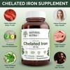 Natural Nutra Chelated Iron Supplement for Men & Women, Nails