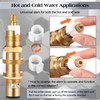 Dreyoo Ceramic Disc Cartridge Replacement for 910-030, Diverter Stem Replacement