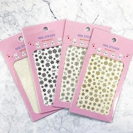 Nail Nara Winter Snowflake Nail Sticker 281_Select Color (S6290803) / 윈터 눈꽃 네일스티커 281_색상선택 (S6290803)