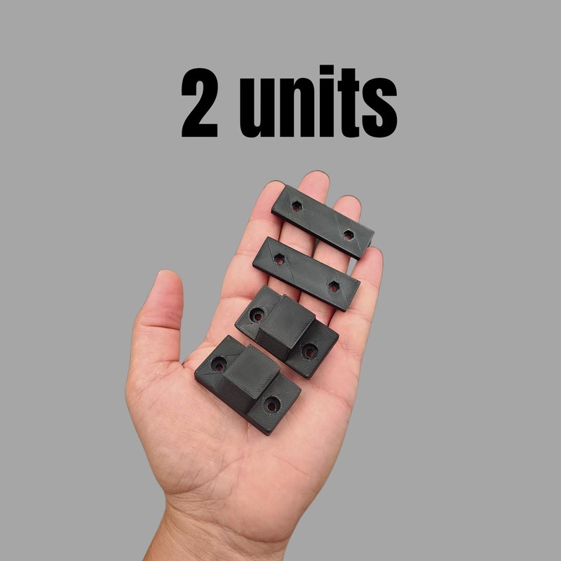 EMALPE 2 Pack Technics Replacement Hinge Mount Plates for SL-1200/1210