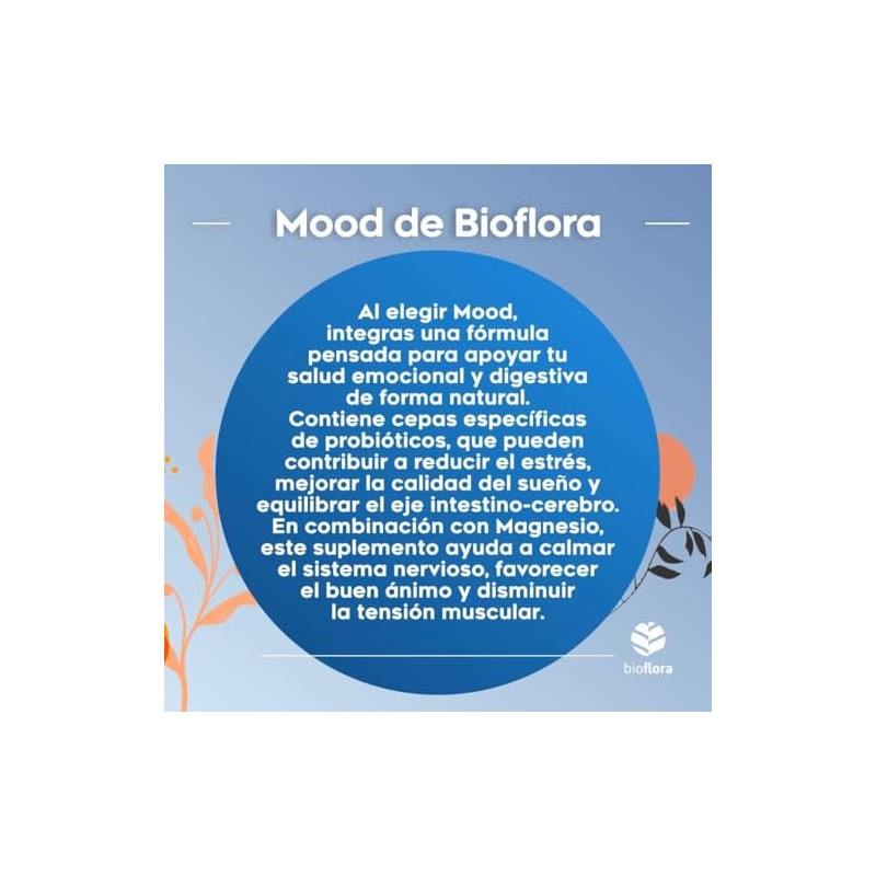 Bioflora Suplemento Nutricional 2pack Mood Probiticos Prebiticos | 2 pack,